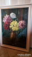 Flower still life oil painting