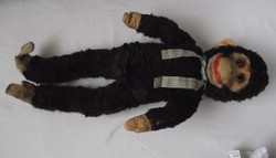 Retro, old monkey plush figure