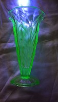 Uranium glass (!) Vase