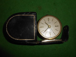 Mini alarm travel clock in original case