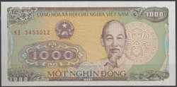 D - 076 - foreign banknotes: 1988 Vietnam 1000 dong unc