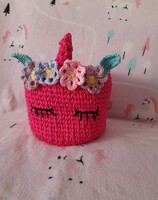 New crochet unicorn storage