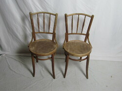 2 antique thonet chairs (polished, restored)