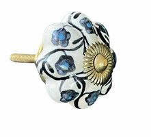 Vintage style porcelain furniture knob/20090