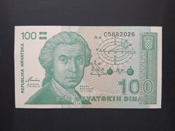 Croatia 100 dinars 1991 oz