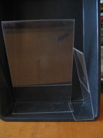 A4 sheet holder, picture, brochure display plexiglass stand