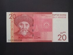 Kirgizisztán 20 Com 2016 Unc