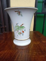 Herend lace berry vase