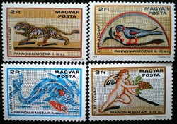 S3285-8 / 1978 Bélyegnap - Pannóniai Mozaikok bélyegsor postatiszta