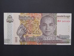 Cambodia 2000 riels 2022 unc