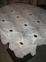 Beautiful hand crocheted tablecloth