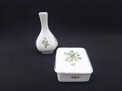 Porcelain set with Erika pattern from Hollóháza