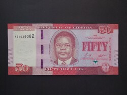 Libéria 50 Dollars 2022 Unc