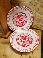 Raven Háza porcelain red bird plate, decorative plate