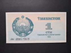Üzbegisztán 1 Cym 1992 Unc