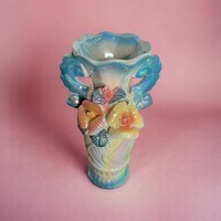 Retro, vintage porcelán giccses váza