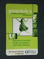 Card calendar, otp guarantee insurance rt. ,Generation-x, children's model, 2002, (6)