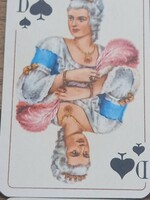 Midcentury Vintage Römi Canasta Kanaszta kártyajáték - úti kártya kiszerelés