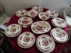Beautiful English masons fruit tableware for 8 people