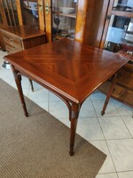 Original, designed by josef hoffmann, antique n.-24 restored thonet game table/ parlor table
