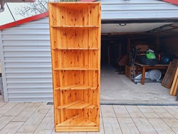For sale is a tall pine corner shelf furniture in like new condition, it is completely made of wood.