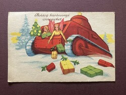 Bizarre Christmas card from 1947