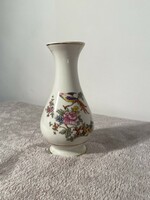 Hollóháza antia porcelain vase bird of paradise