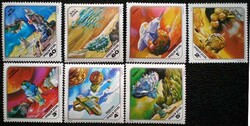 S3246-52 / 1978 Fantasztikum az űrkutatásban bélyegsor postatiszta