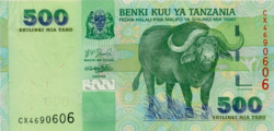 Tanzánia 500 shilling 2003 UNC