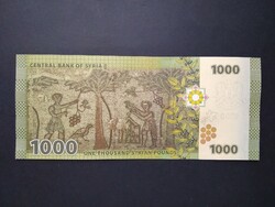 Syria 1000 pounds 2013 unc