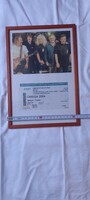 Omega concert ticket framed