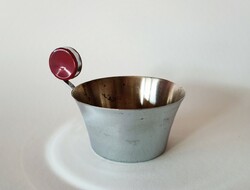 Art-deco/bauhaus csésze kerek bakelit füllel 1950-es évek