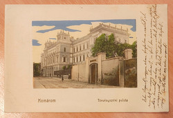 Komárom court palace 1911 postcard