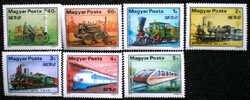 S3318-24 / 1979 A vasút fejlődése bélyegsor postatiszta