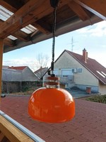 Retro narancssárga függőlámpa - lámpa