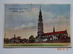 Régi képeslap: Czestochowa (Lengyelország), Jasna Góra (1931)