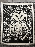 Varga Viktor linoleum print signed 2011