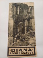 Diana sósborszesz I. világháborús számolócédula