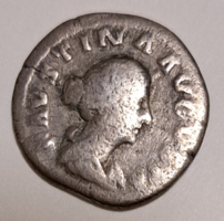 Roman Empire / Rome / ii. Faustina 161-176. Silver denarius (g/a)