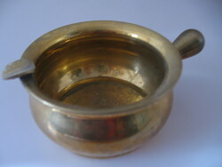 Retro ashtray with copper handle