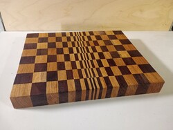Handmade thick cutting board made of hard wood