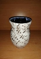 Hódmezővásárhely ceramic vase - 13 cm high (24/d)