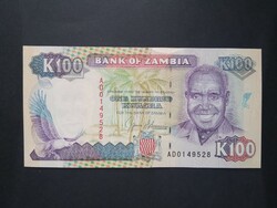 Zambia 100 Kwacha 1991 Unc