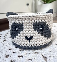 Crochet panda storage