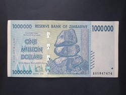 Zimbabwe $1 million 2008 xf