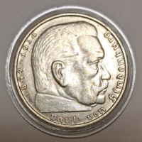 Horogkeresztes ezüst 2 birodalmi márka 1939.  (987)