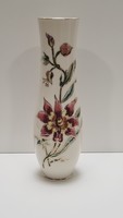 Zsolnay lily / orchid pattern vase