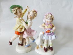 Antique German porcelain children's pairs. They are injured!