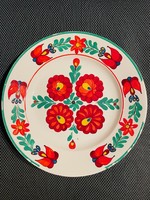 Porcelain flower wall plate - granite