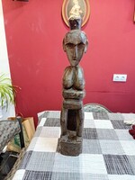 Huge African carved statue